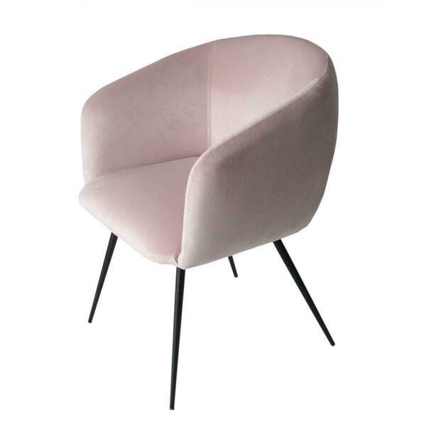 Gfancy Fixtures Pink & Velvet Modern Dining Chair GF3097668